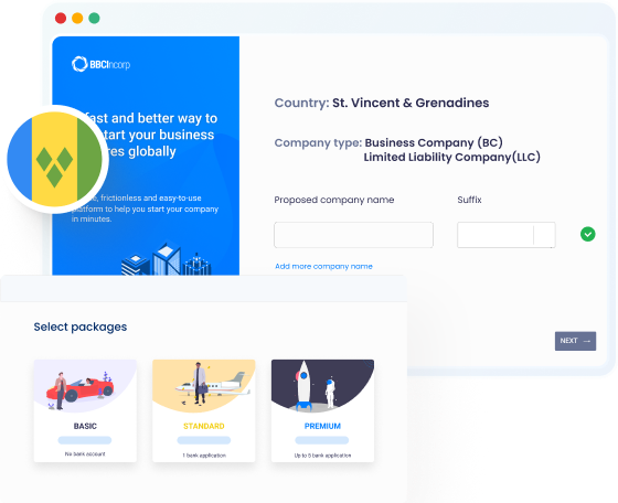 company formation services in St Vincent and Grenadines